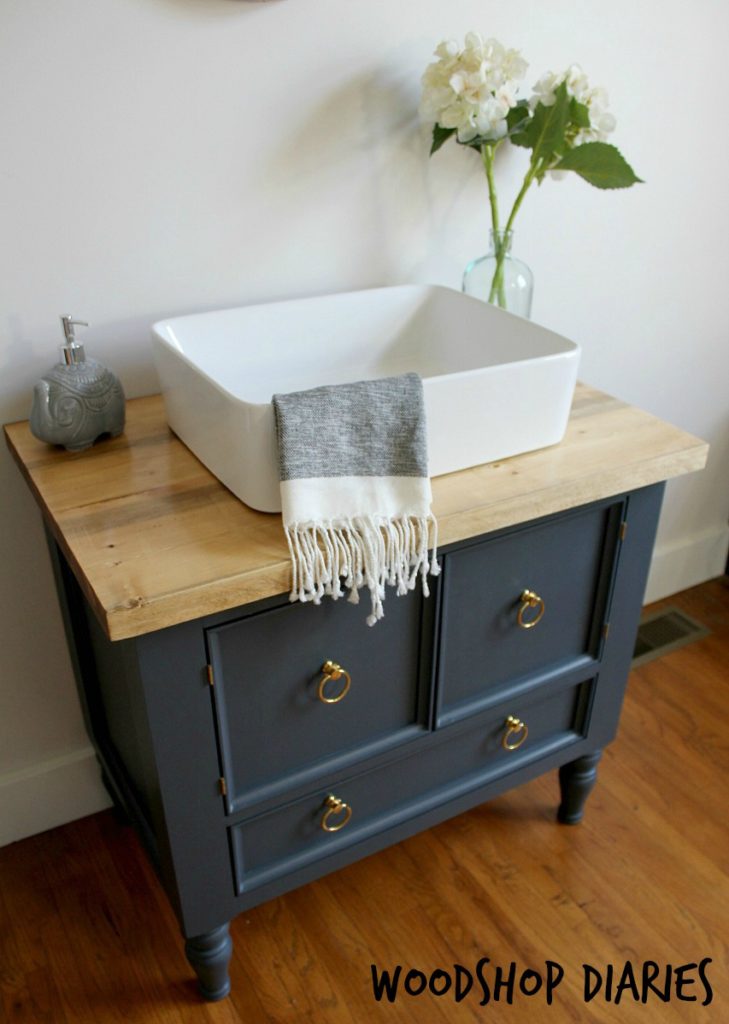 How to Build a DIY Single Bathroom Vanity