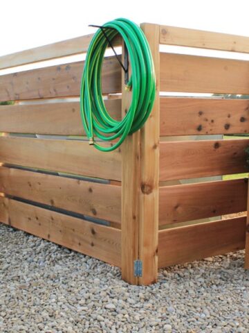 eye sore cover fence idea