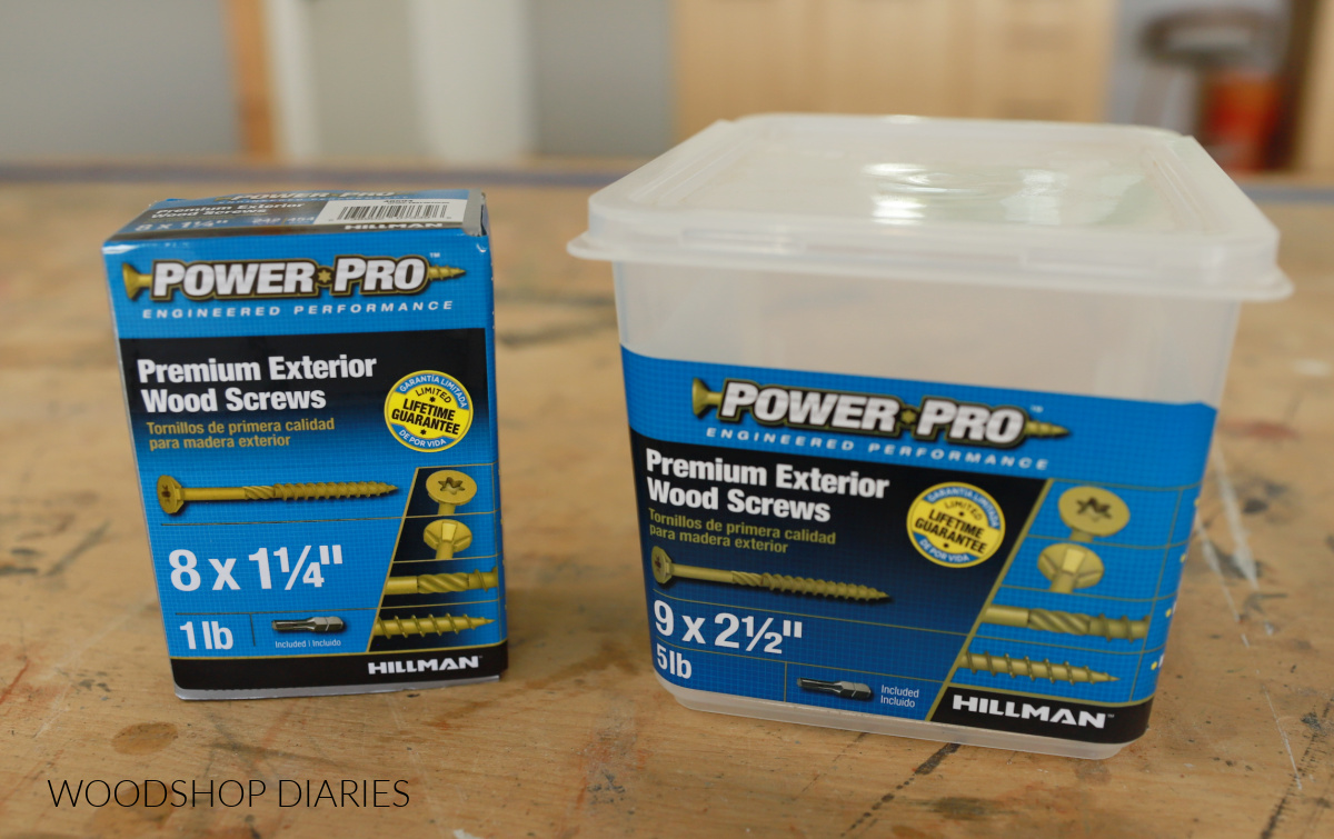 1 lb vs 5 lb box of screw containers